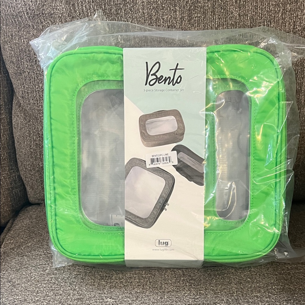 Lug Bento Lime Green 3 piece set